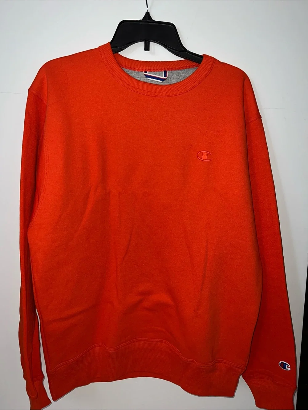 Champion Orange Crewneck Sweatshirt - Men's